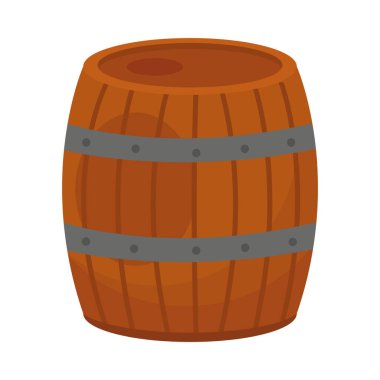wooden barrel container