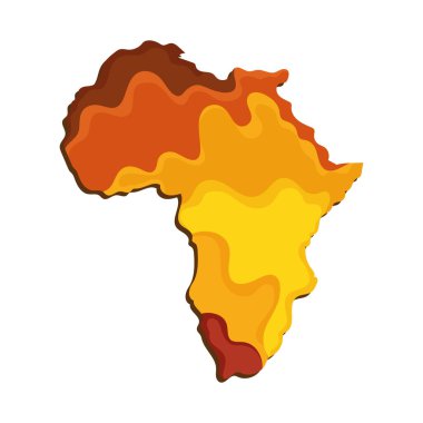 Sarı Afrika haritası
