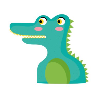 Küçük timsah hayvan.