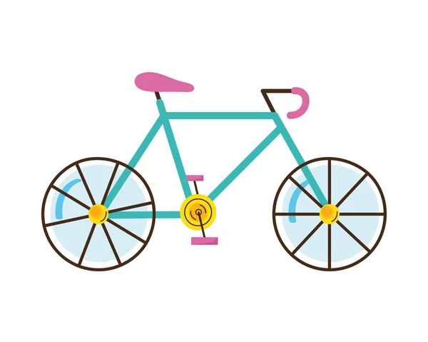 Race bicycle vehicle — Stok Vektör