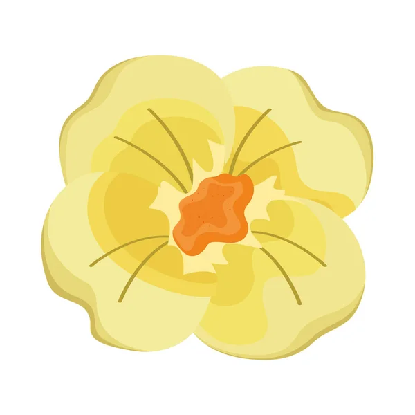 Žlutá květinová zahrada — Stockový vektor