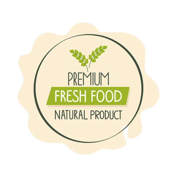 Premium fresh food — Vettoriale Stock
