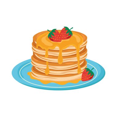 çilek ile Pancakes