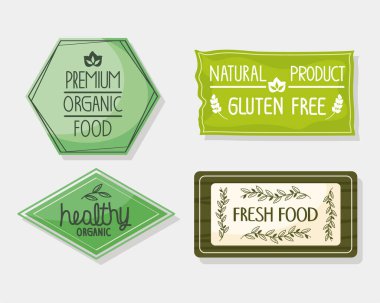 eco labels four icons