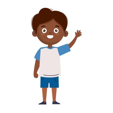 afro küçük çocuk