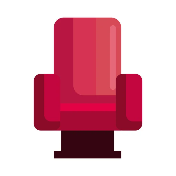 红色电影院椅子 — 图库矢量图片