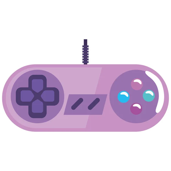 Lilac video game control — Vector de stock