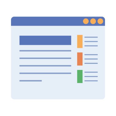 mavi web sayfası şablonu