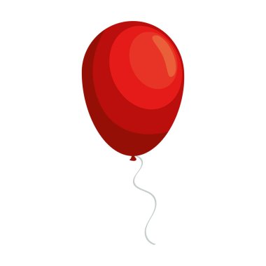 red balloon helium floating