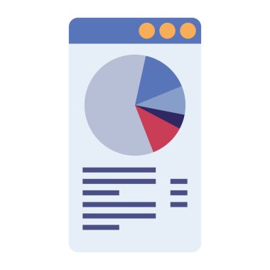 Web sitesindeki istatistik turtası