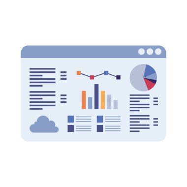 istatistik içeren web sayfası şablonu