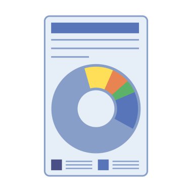 Web sayfasında istatistik turtası