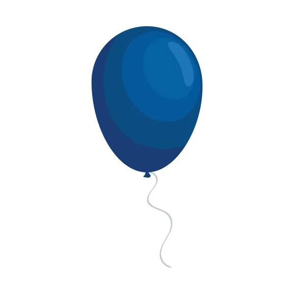 Hélium ballon bleu — Image vectorielle