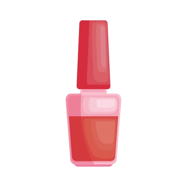 Red nails polish — Stock Vector