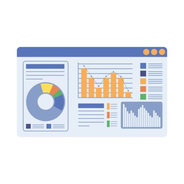 istatistik içeren web sitesi şablonu