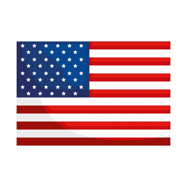 Эмблема флага США — стоковый вектор
