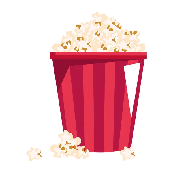 Delicious cinema pop corn — Vector de stock