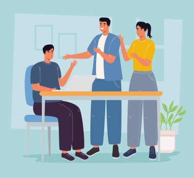 iş arkadaşları takım çalışması