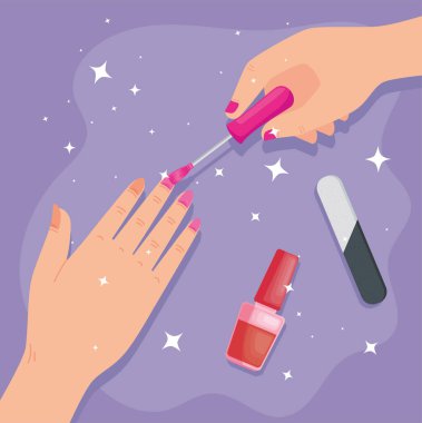 Eller manikür hizmeti