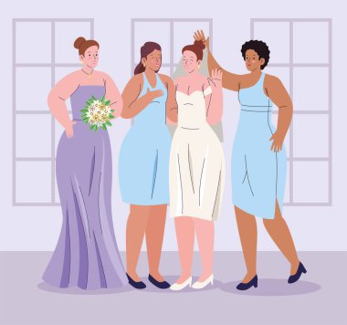 Karım ve üç nedimem.