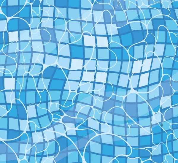 Water and pool depth — Stockvector