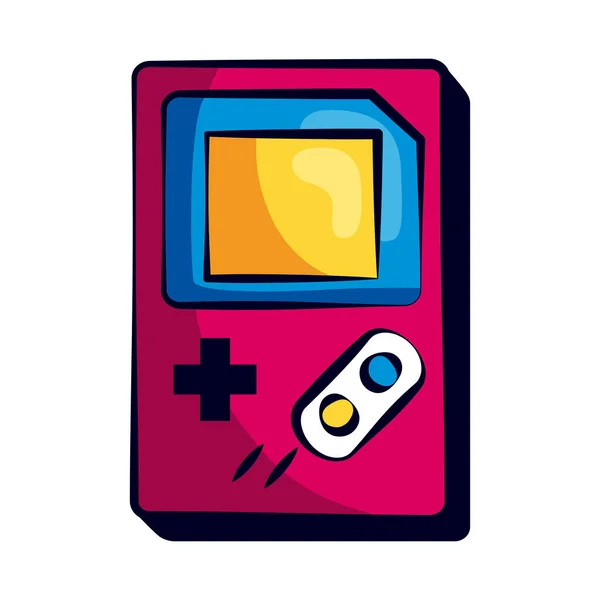 Juego de video portátil — Vector de stock