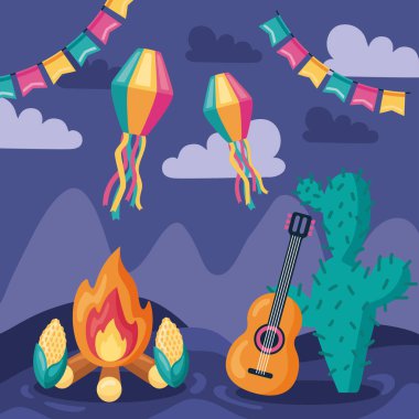 Festa Junina kutlama sahnesi