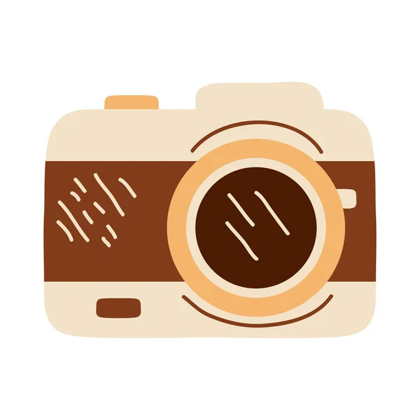 Fényképezőgép fényképészeti eszköz — Stock Vector