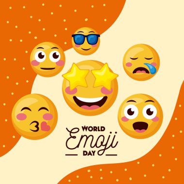 Dünya emoji günü posteri