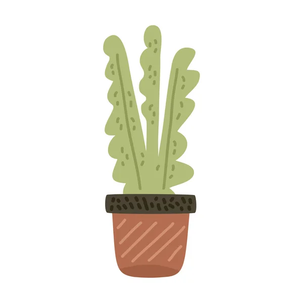 Plante d'intérieur en pot — Image vectorielle