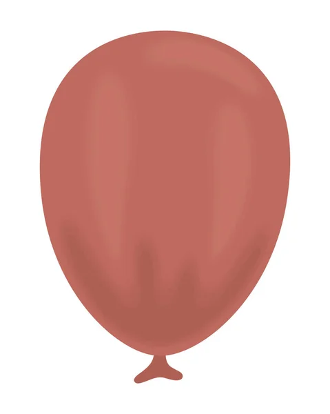 Roter Ballon Helium — Stockvektor