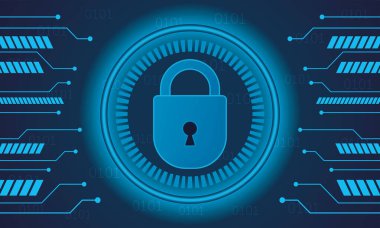 Dairesel çerçevede asma kilit