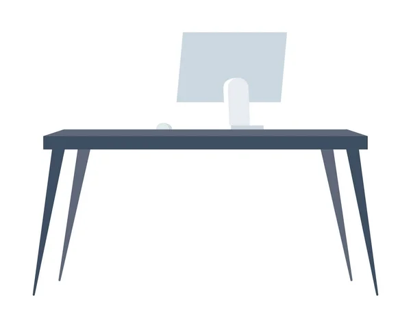 Skrivbord i skrivbord — Stock vektor