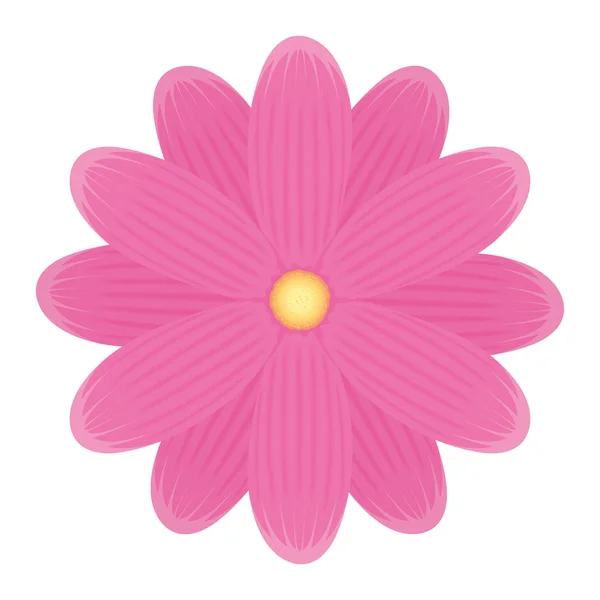 Jardín de flores rosa — Vector de stock