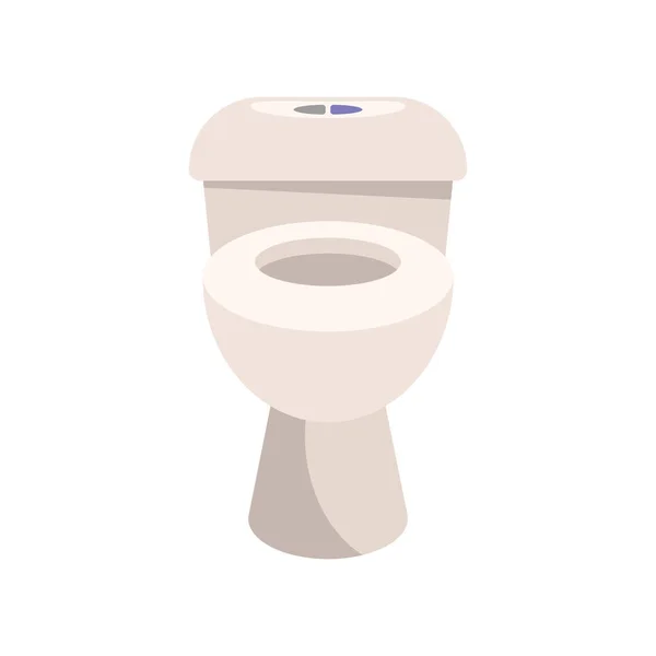 White toilet bathroom — Vector de stock