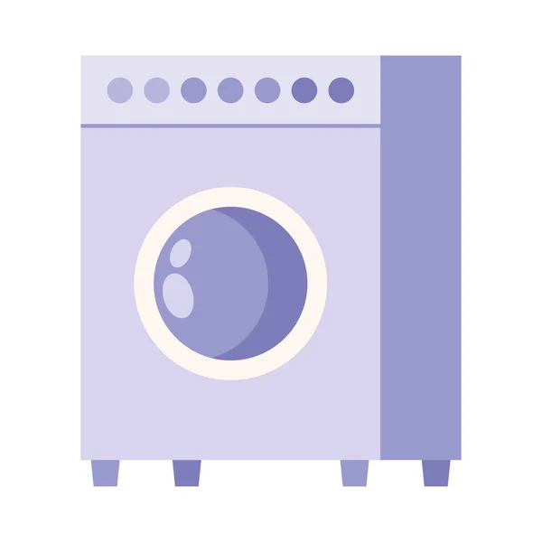Aparelho de máquina de lavar roupa — Vetor de Stock
