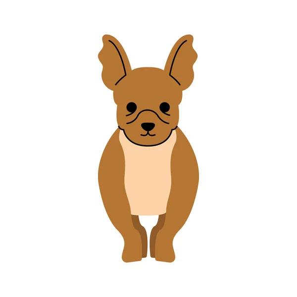 Sevimli küçük köpek maskot — Stok Vektör