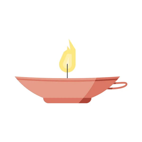 Religious candle fire — Stockový vektor