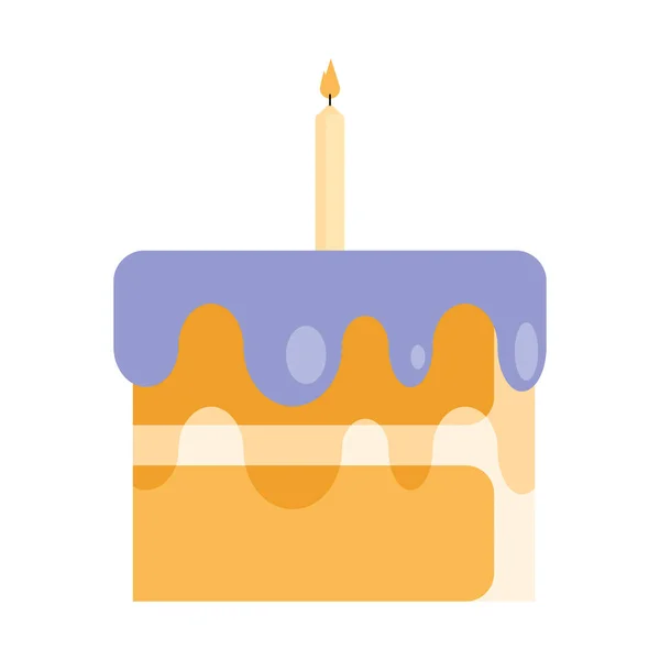甘いケーキの誕生日 — ストックベクタ