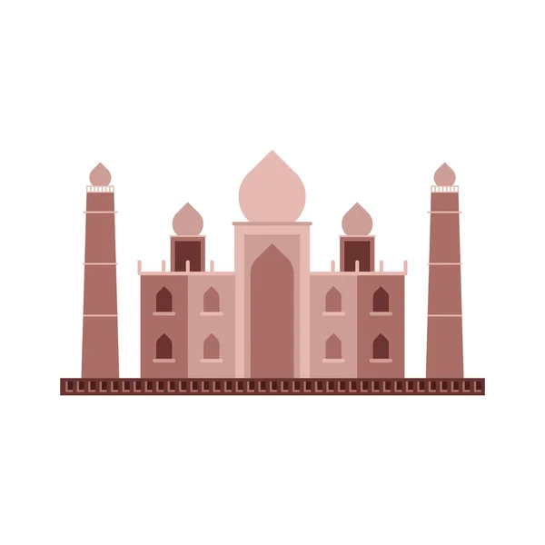 Taj Mahal清真寺 — 图库矢量图片