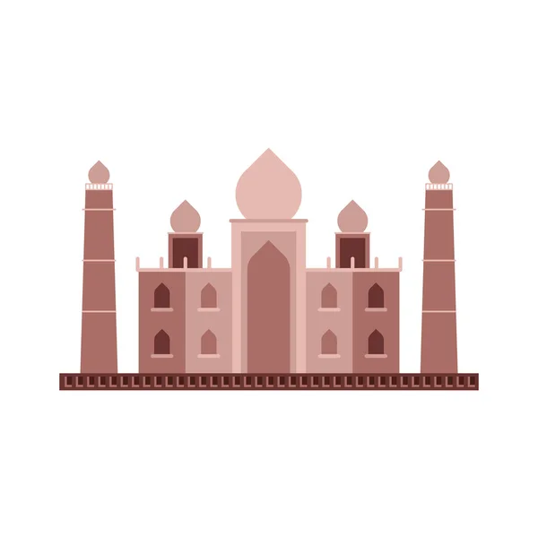 Taj mahal mosque — Stock Vector