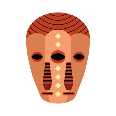 Soyut Afrika ahşap kalkanı