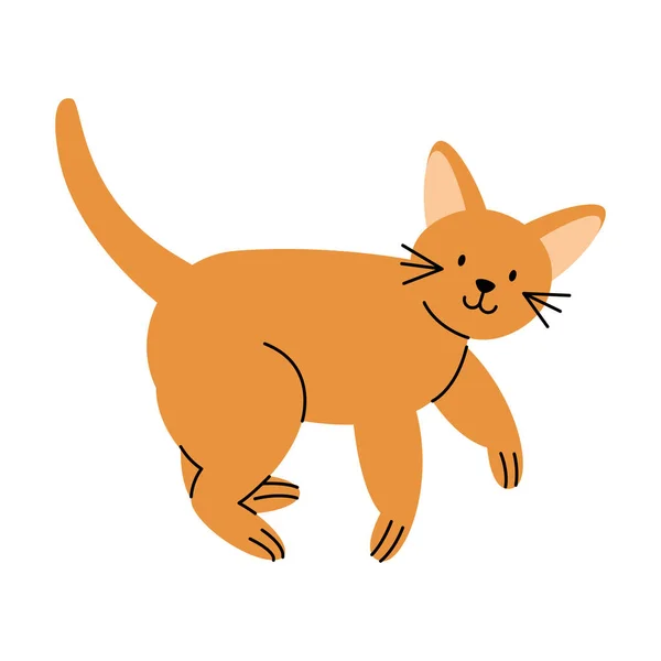 Carino piccolo gatto — Vettoriale Stock