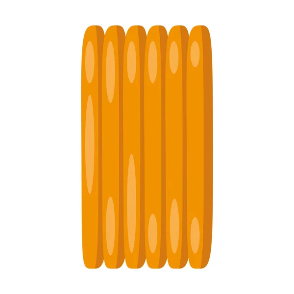 Orange mat inflatable — Vector de stock