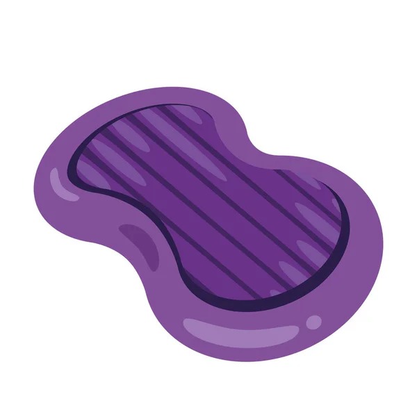 Purple mat inflatable — Vetor de Stock