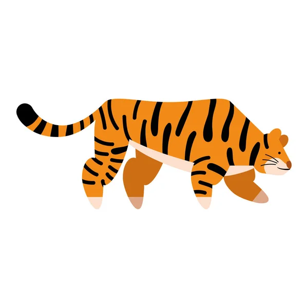 Bengal tiger animal wild — стоковый вектор