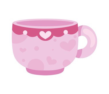 tea cup with hearts
