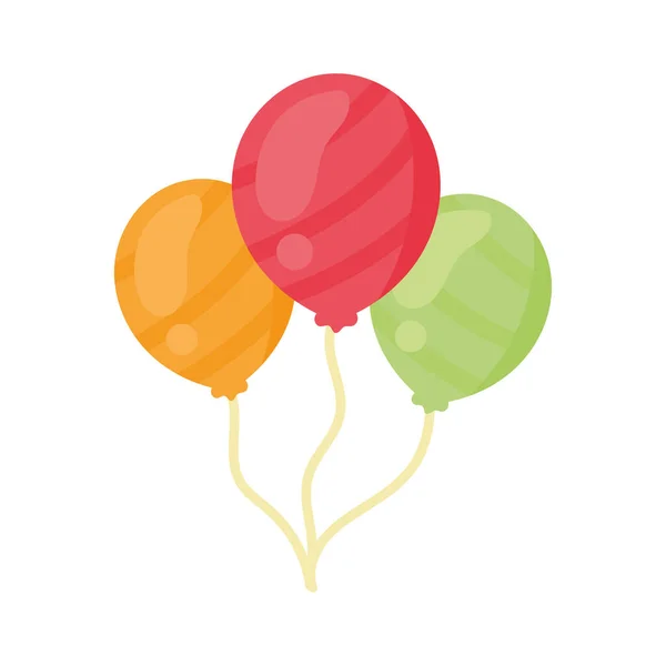 气球氦漂浮 — 图库矢量图片