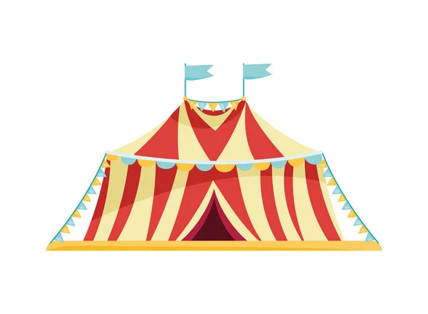 Big circus amusement park — 스톡 벡터