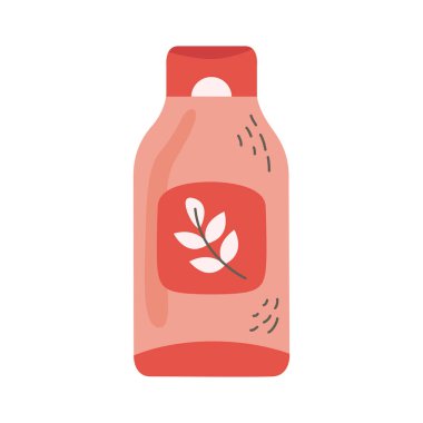 kırmızı şişe kozmetik ürünü